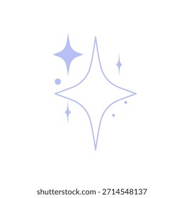 Sparkling starburst design with subtle light effects, perfect for celebratory or magical themes, modern and clean.