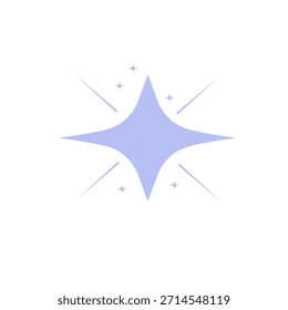 Efeito brilhante starburst com sutis clarões de luz e elementos de design claros e limpos para momentos comemorativos