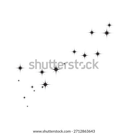 Sparkling Stars From Firework Burst