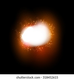 Sparkling stars light effect easy all editable