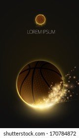 baloncesto de vectores espumosos 