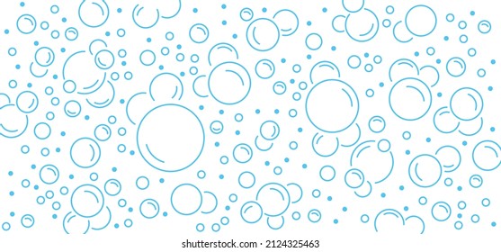 Sparkling Water , Water Drops. Cartoon Bath Soap With Lather Silhouette. Soap With Foam And Bubbles. Vector Icon Or Symbol. Clean, Bath Suds. Shampoo. World Water Day, March, Save The Water. H2O