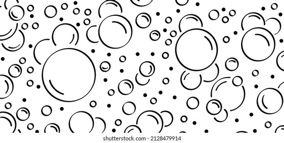 Sparkling Water , Water Drops. Cartoon Bath Soap With Lather Silhouette. Soap With Foam And Bubbles. Vector Icon Or Symbol. Clean, Bath Suds. Shampoo. World Water Day, March, Save The Water. H2O. Rain