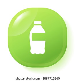 sparkling water icon. Vector illustration EPS 10.