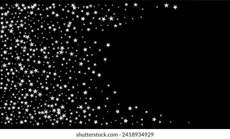Sparkling Winter Pattern. VIP Gold, Silver Glitter, Sparkles, Gradient Stars Confetti. Gold, Silver Rich Falling Stars Confetti. Luxury Elegant New Year Christmas Celebration Vector Background.