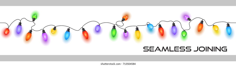 Sparkly festive christmas fairy lights on a cable decoration multicolored