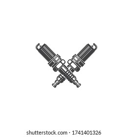 sparkplug icon vector illustration design