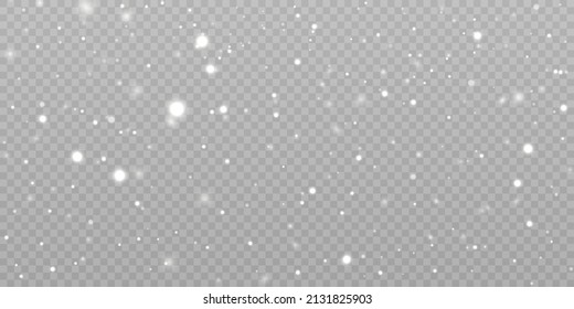Sparks of dust and bright stars shine with a special light. Vector sparkles on a transparent background. Christmas light effect. Shiny magical dust particles.