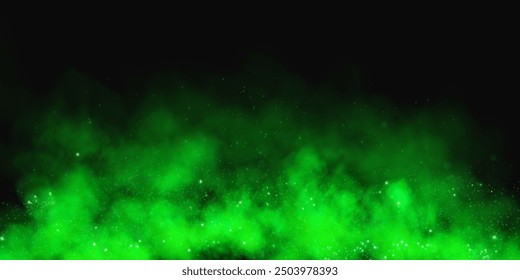 Sparks of dust and stars shine with special light. Vector sparks on transparent dark background. Christmas light effect. Sparkling particles of magic dust.	