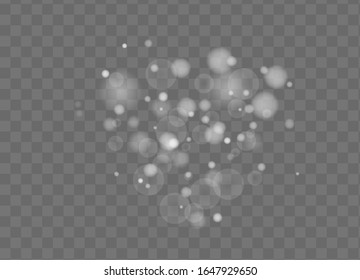 Sparks glitter special light effect.Cosmic glittering wave.
The dust sparks and stars shine with special light effect on transparent background.