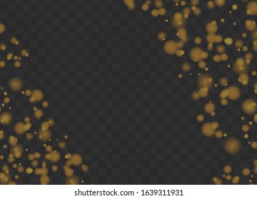 Sparks glitter special light effect.Sparkling magic dust particles.Cosmic glittering wave.
