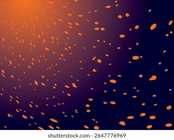 Sparks and gradient background illustration
