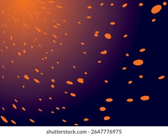 Sparks and gradient background illustration