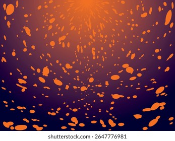 Sparks and gradient background illustration