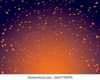 Sparks and gradient background illustration