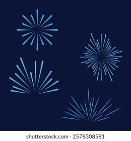 sparks icon logo vector illustration template design
