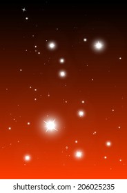 Sparks night falling vector design background template  - Vector star fall background illustration