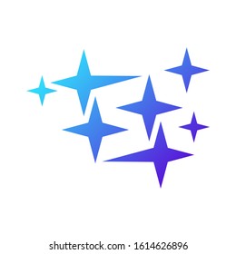 Sparks or Stars Logo Design Vector