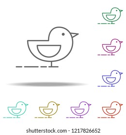 Sparrow, bird icon. Elements of Thanksgiving day in multi color style icons. Simple icon for websites, web design, mobile app, info graphics