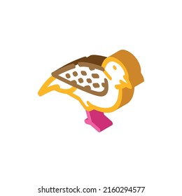 sparrow bird isometric icon vector. sparrow bird sign. isolated symbol illustration