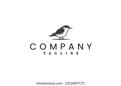 Sparrow bird logo template design
