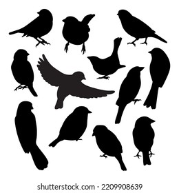 Sparrow bundle stencil templates for laser and plotter cutting