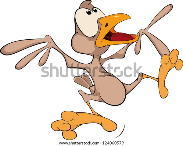 Sparrow Cartoon Stock Vector (Royalty Free) 124060579