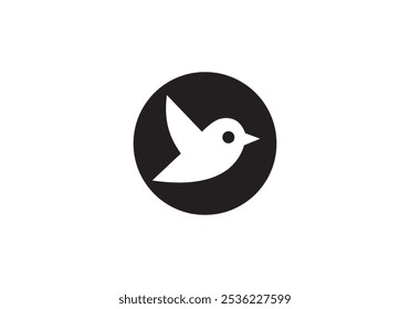 Sparrow and English capital letter logo design