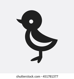 Sparrow icon illustration isolated vector sign symbol