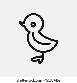 Sparrow icon illustration isolated vector sign symbol