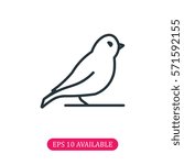 Sparrow icon vector