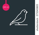 Sparrow icon vector