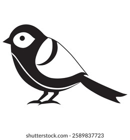 sparrow icon vector design. sparrow silhouette
