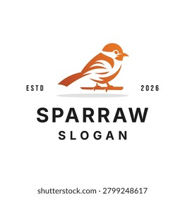 Sparrow Logo Design template Illustration Vector