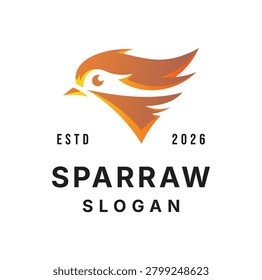 Sparrow Logo Design template Illustration Vector
