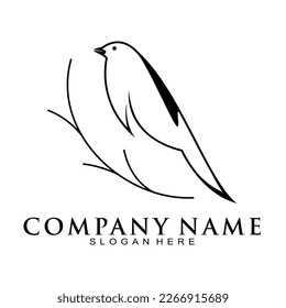 Sparrow luxury symbol vector logo