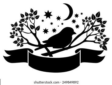 Sparrow on the branches