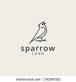 sparrow outline images stock photos vectors shutterstock https www shutterstock com image vector sparrows logo simple line style 1742047202