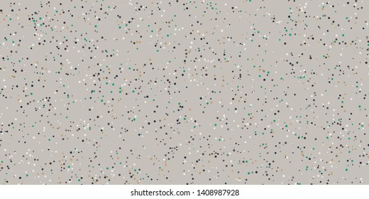 Sparse Circle Polka Dot Circles Seamless Repeat Pattern.   Neutrals and green on gray.