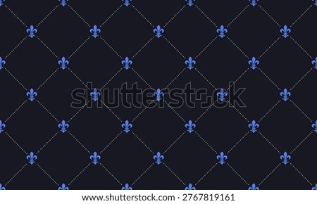 Sparse delicate, royalty damask. Monarchy cover of old-fashioned poster. Decorative stylish at ornament king. Baroque fashion a badge festive.