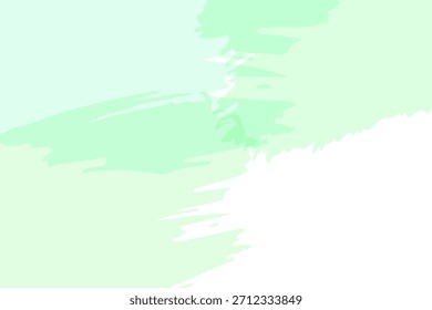 Una dispersión escasa de gotas de tinta en menta pálida y melocotón, como una lluvia suave en una ventana.