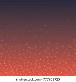 Sparse spines on a reddish black gradient