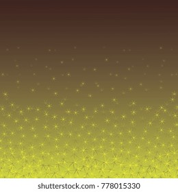 Sparse spines on a yellow gradient