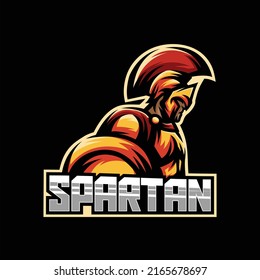 Sparta esport gaming logo vector design