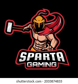 Sparta Guardian Warrior Gaming Mascot Logo