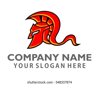 sparta head logo icon vector