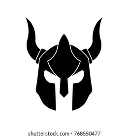 Sparta Helmet Logo Basic Vector