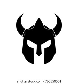 Sparta Helmet Logo Basic Vector