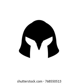 Sparta Helmet Logo Basic Vector