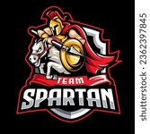 sparta with house war mascot logo